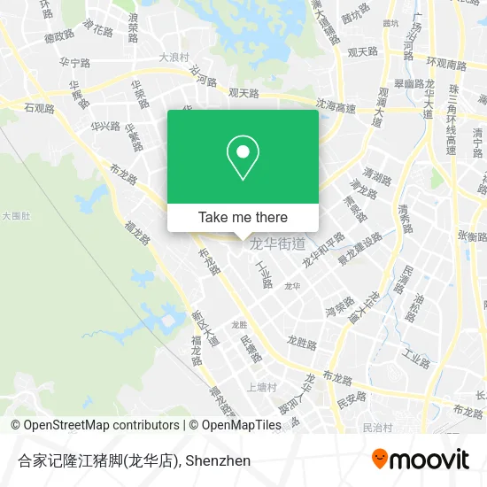 合家记隆江猪脚(龙华店) map