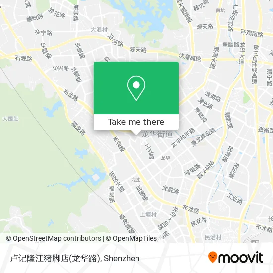 卢记隆江猪脚店(龙华路) map
