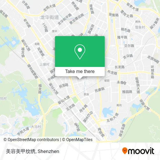 美容美甲纹绣 map