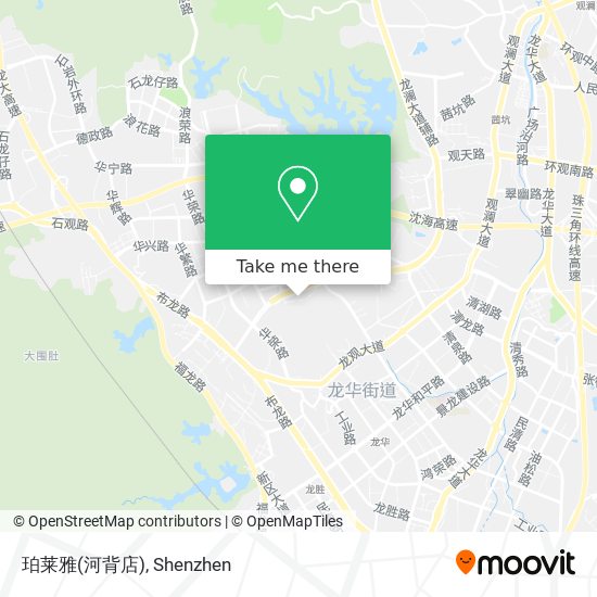 珀莱雅(河背店) map