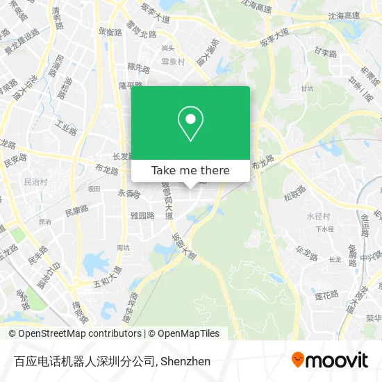 百应电话机器人深圳分公司 map