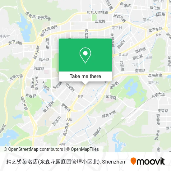 精艺烫染名店(东森花园庭园管理小区北) map