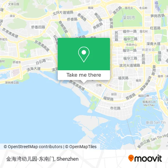 金海湾幼儿园-东南门 map