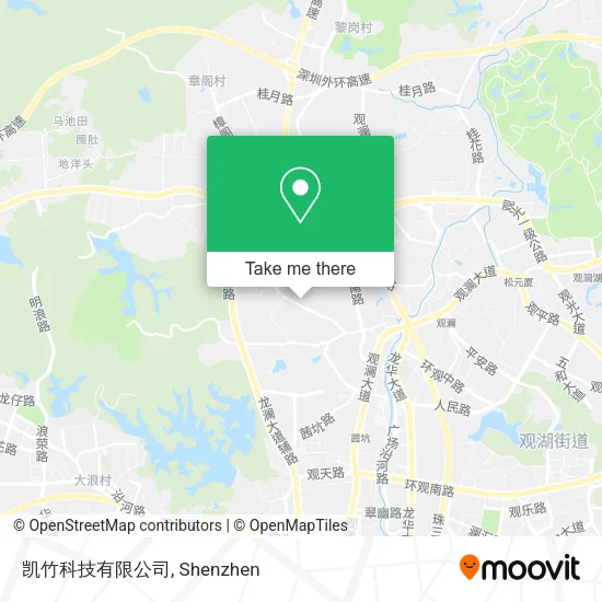 凯竹科技有限公司 map