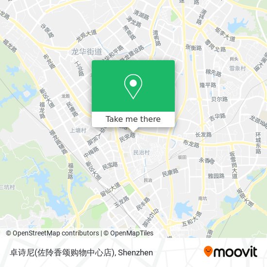 卓诗尼(佐阾香颂购物中心店) map