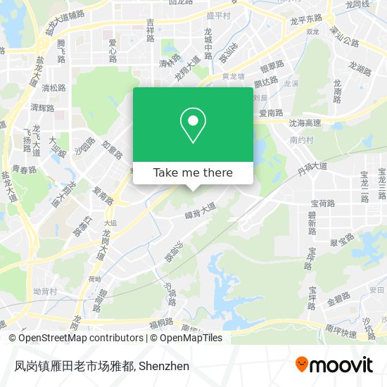 凤岗镇雁田老市场雅都 map