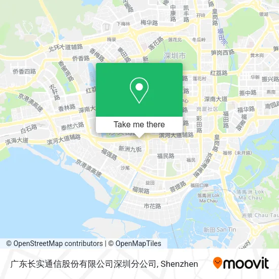 广东长实通信股份有限公司深圳分公司 map