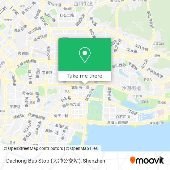 Dachong Bus Stop (大冲公交站) map