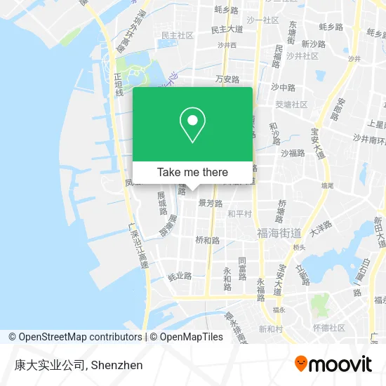 康大实业公司 map