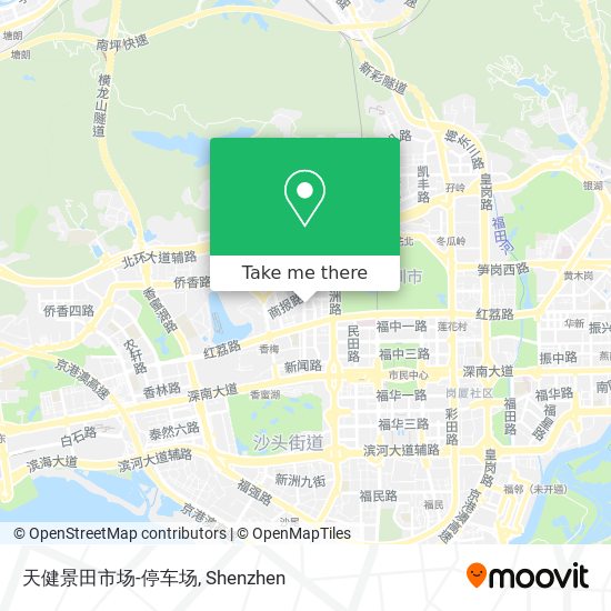 天健景田市场-停车场 map
