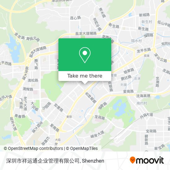 深圳市祥运通企业管理有限公司 map