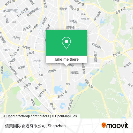 信美国际香港有限公司 map