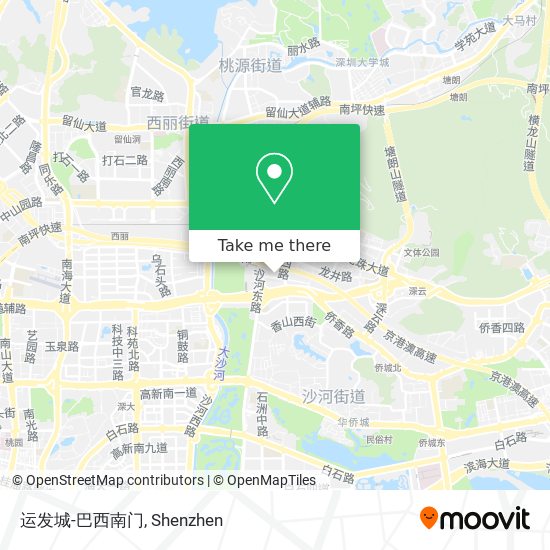 运发城-巴西南门 map