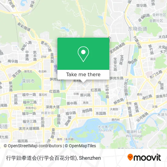 行学跆拳道会(行学会百花分馆) map