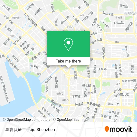 星睿认证二手车 map