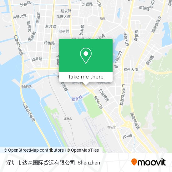 深圳市达森国际货运有限公司 map