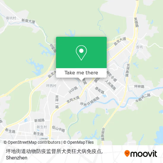 坪地街道动物防疫监督所犬类狂犬病免疫点 map