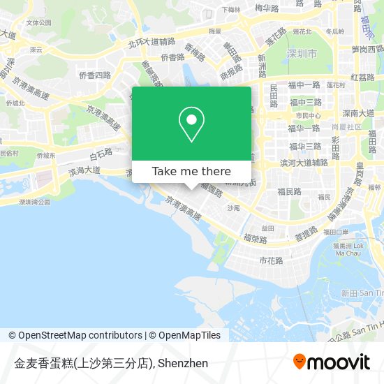 金麦香蛋糕(上沙第三分店) map
