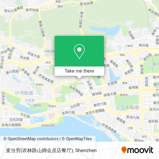 麦当劳(农林路山姆会员店餐厅) map