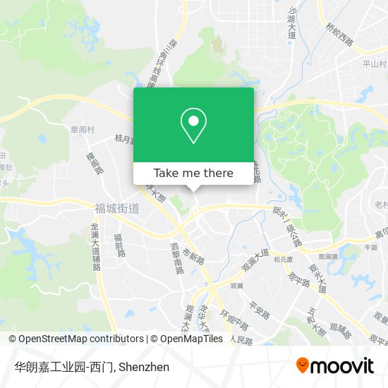 华朗嘉工业园-西门 map