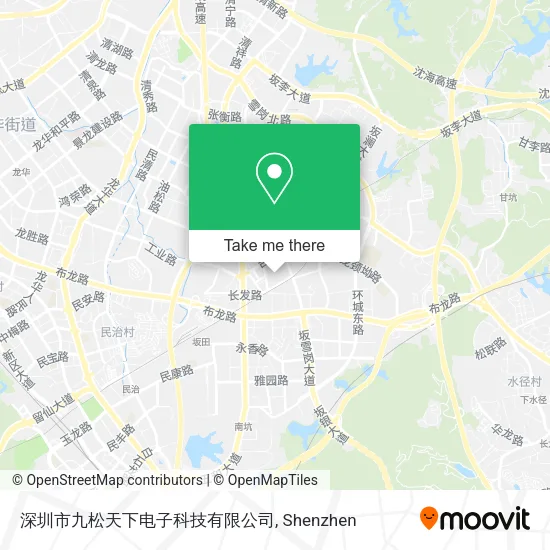 深圳市九松天下电子科技有限公司 map
