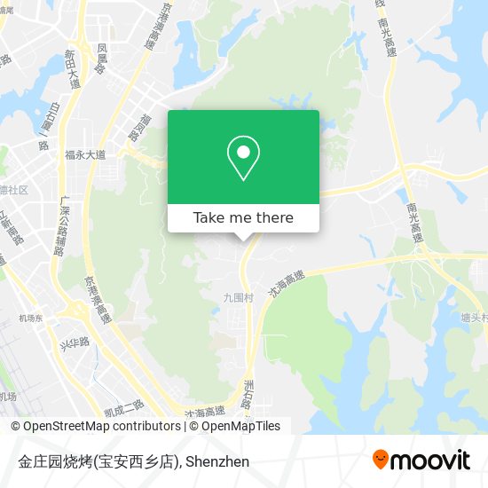 金庄园烧烤(宝安西乡店) map