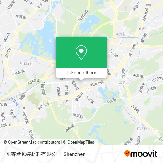 东森发包装材料有限公司 map