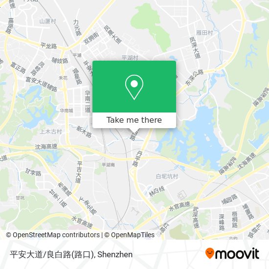 平安大道/良白路(路口) map