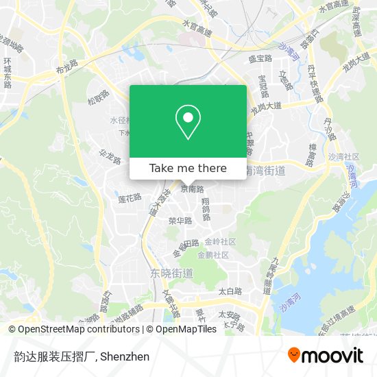 韵达服装压摺厂 map