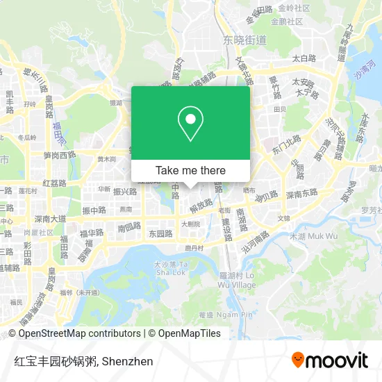 红宝丰园砂锅粥 map