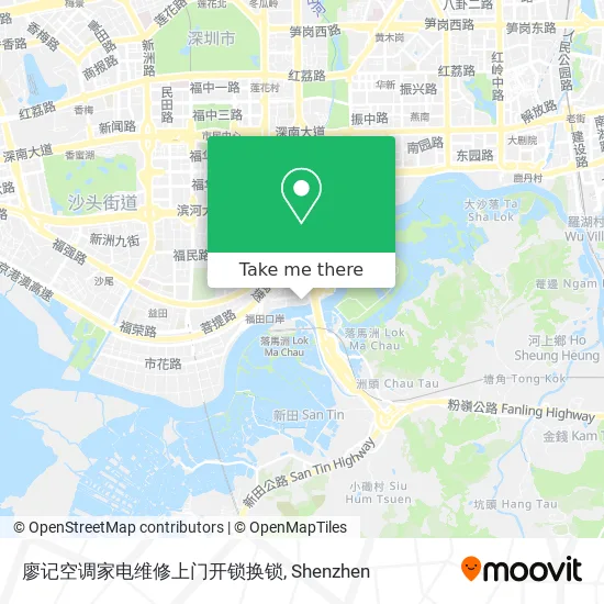 廖记空调家电维修上门开锁换锁 map