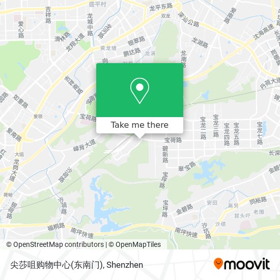 尖莎咀购物中心(东南门) map