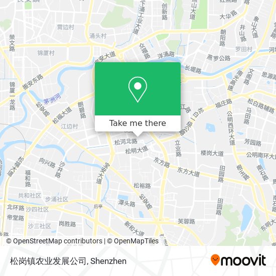 松岗镇农业发展公司 map