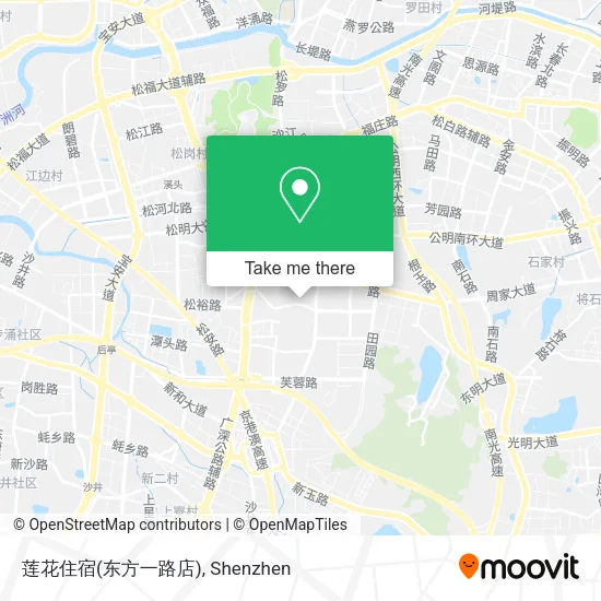 莲花住宿(东方一路店) map