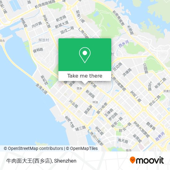 牛肉面大王(西乡店) map