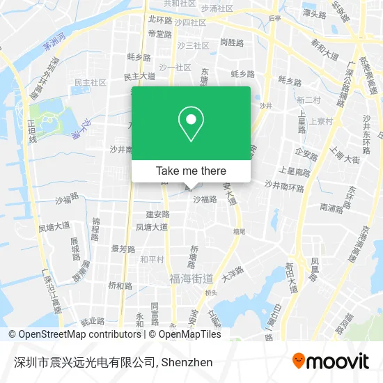 深圳市震兴远光电有限公司 map