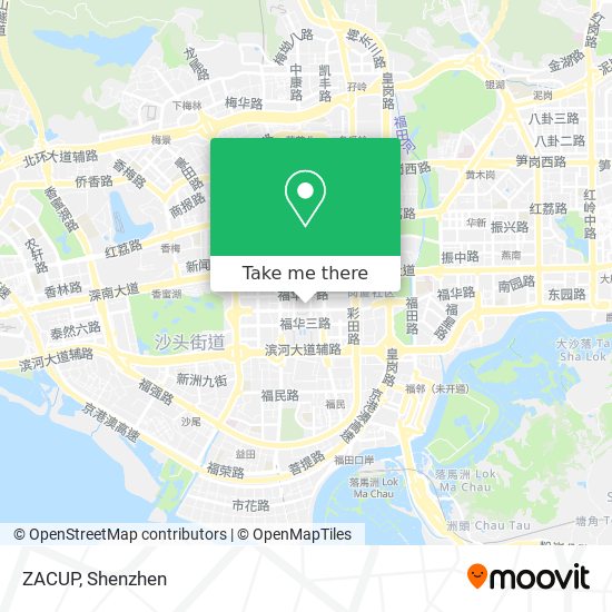 ZACUP map