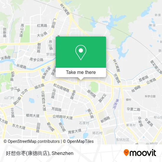 好想你枣(康德街店) map