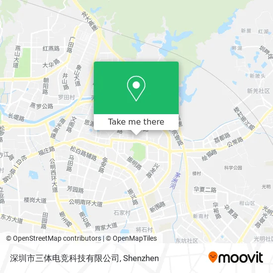 深圳市三体电竞科技有限公司 map
