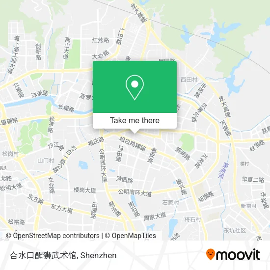 合水口醒狮武术馆 map