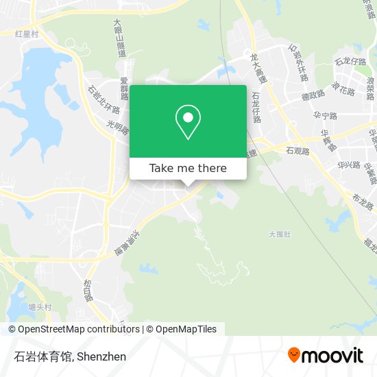 石岩体育馆 map