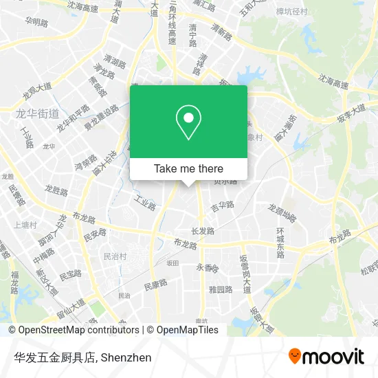 华发五金厨具店 map