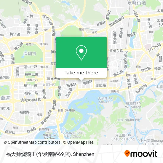 福大师烧鹅王(华发南路69店) map