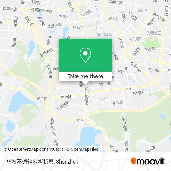华发不锈钢剪板折弯 map
