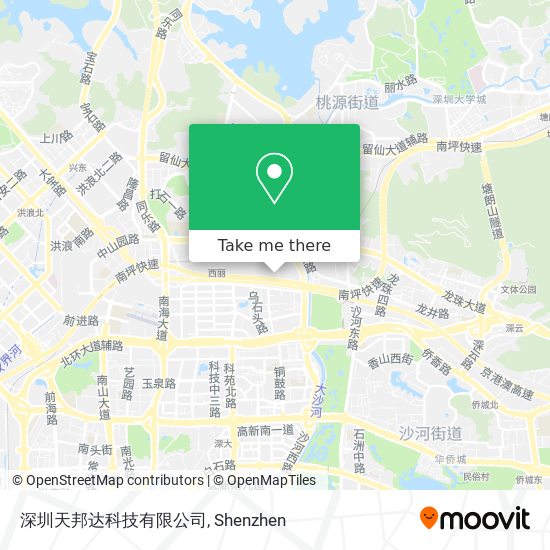 深圳天邦达科技有限公司 map