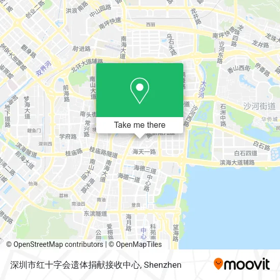 深圳市红十字会遗体捐献接收中心 map