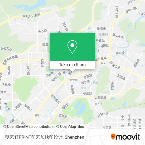 明艺轩PRINT印艺加快印设计 map