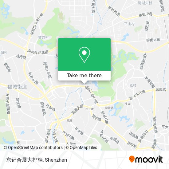 东记合展大排档 map