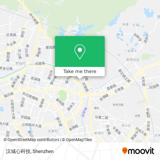 汉城心科技 map