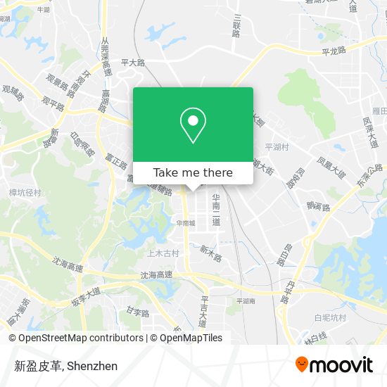 新盈皮革 map